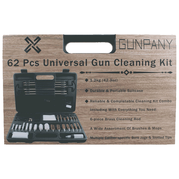Gunpany 62 Pcs Universal Gun Cleaning Kit